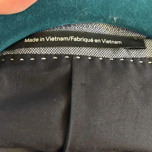 H&M Men’s 2 Button Sport Coat, 40R, Light Blue. Fully lined. - Picture 5 of 8